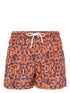 graphic-print swim shorts